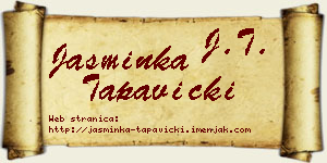 Jasminka Tapavički vizit kartica